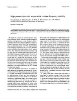 High Power Ultraviolet Source with Extreme Frequency Stability.pdf