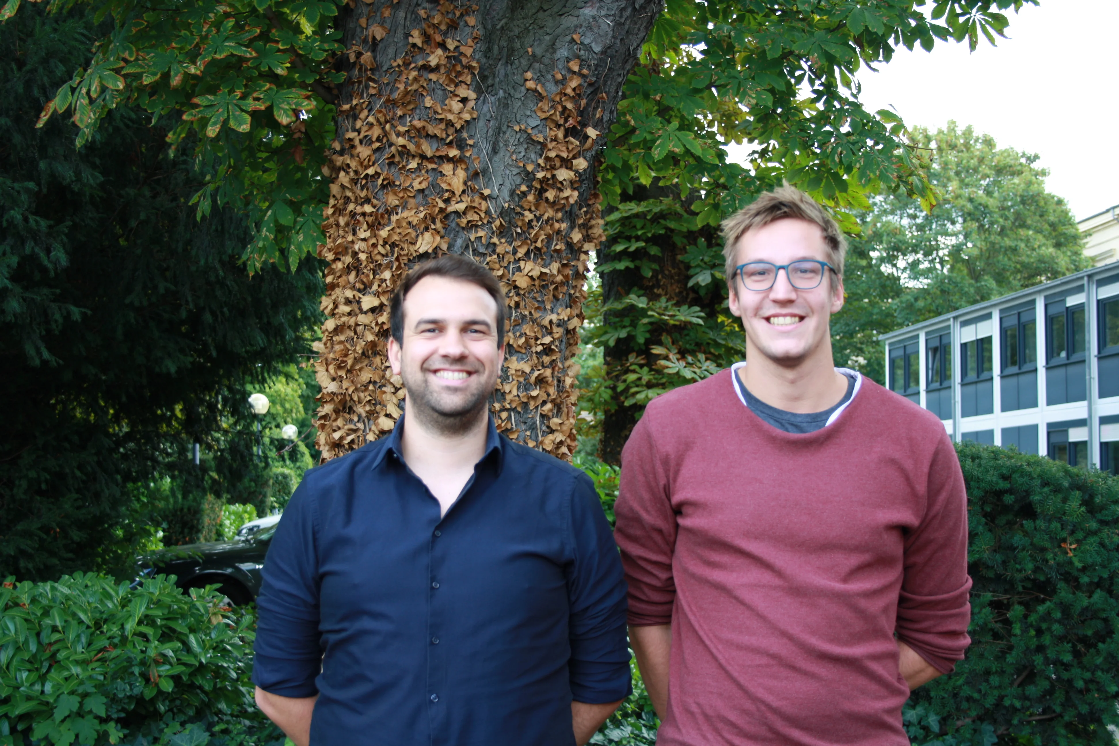 The first authors of the study, Thilo vom Hövel and Eric Boltersdorf